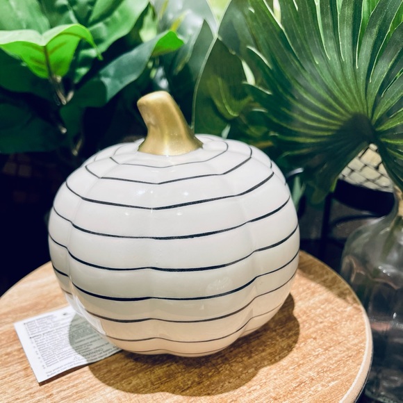 Target Bullseye Light-up Striped Pumpkin - Picture 4 of 7